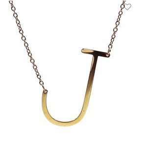 Savvy Cie 14K Gold Plated Initial J Neckla…